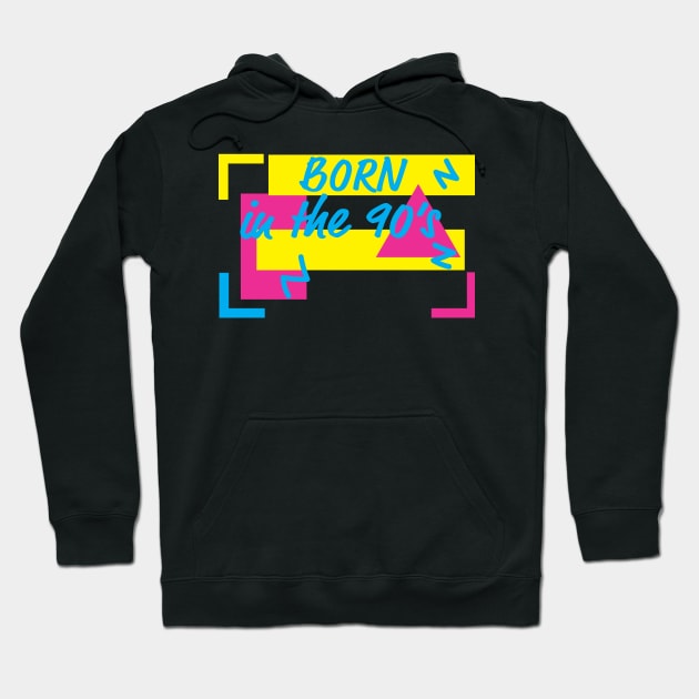 Born in the 90's Hoodie by RedValley